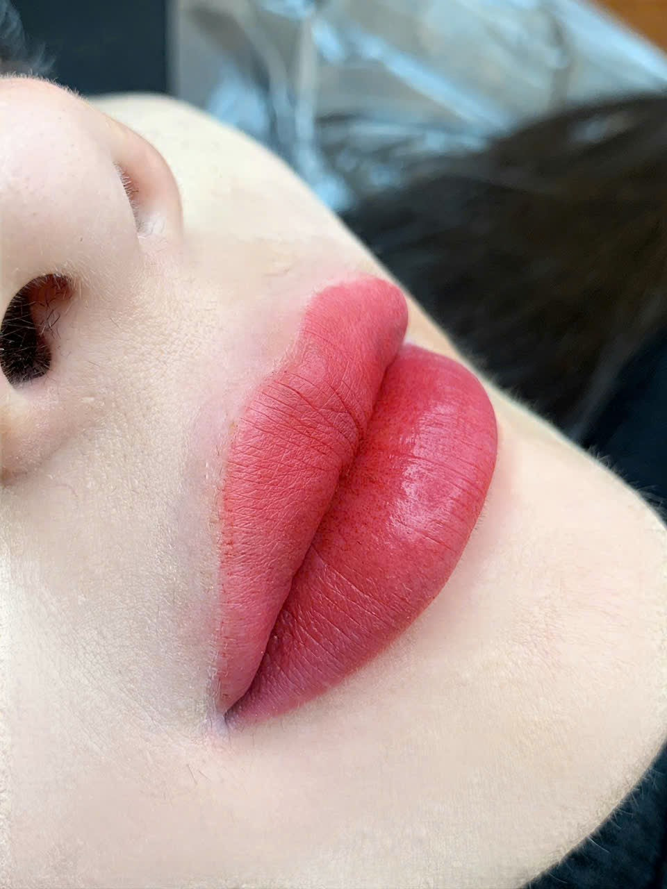Lips Blushing